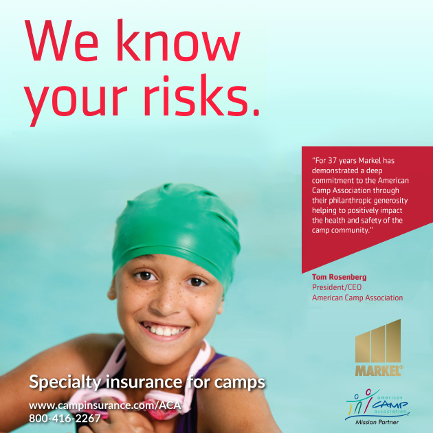 Markel Insurance for camps ad