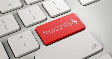 Accessibility key on a keyboard